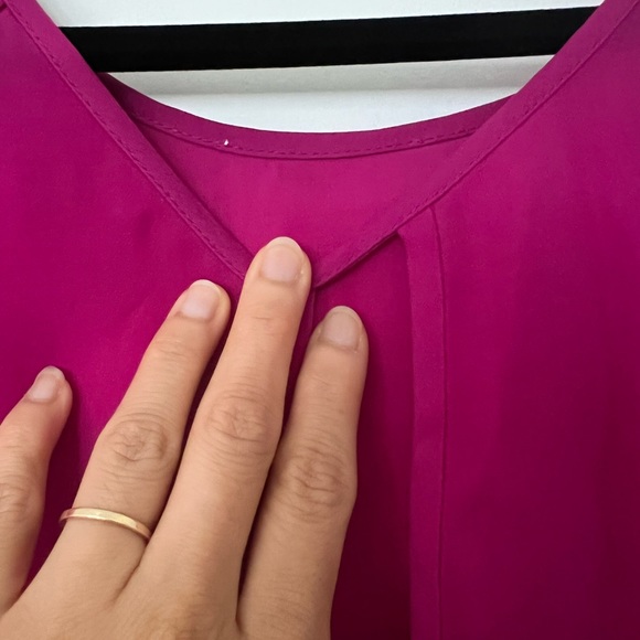 Aritiza fuchsia silk dress - Picture 4 of 5